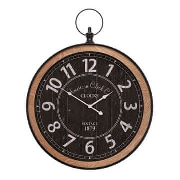 Autronic Zidni sat Wall clock - diameter 58 cm, metal and wood, pocket watch style (HW4009)