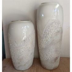 Autronic Keramička vaza Ceramic vase - height 90 cm, light gray (VZ9201-M)