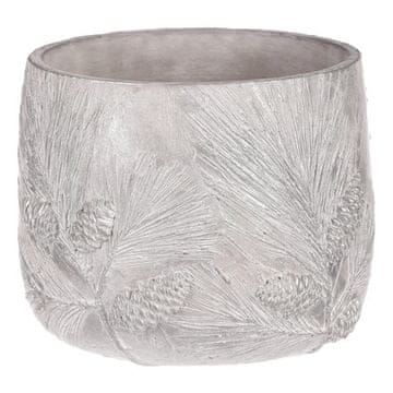 Autronic Pakiranje cvijeća Flower container, pine motif, concrete. (BMO3588-L)