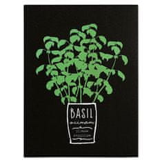 Autronic Slika Canvas painting - MDF board, basil pattern (OBX1042)