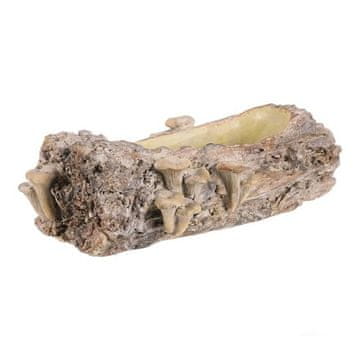 Autronic Pakiranje cvijeća Concrete container - box, wood with mushrooms, size S, brown (BMO3616-S)