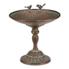 Autronic Metalni stalak Metal stand - 29 cm, arrangement stand, with birds, copper (FUP548)