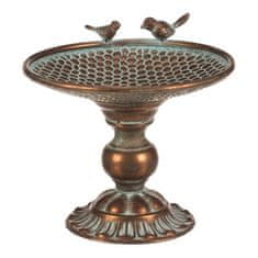 Autronic Metalni stalak Metal stand - 24 cm, arrangement stand, with birds, copper (FUP547)