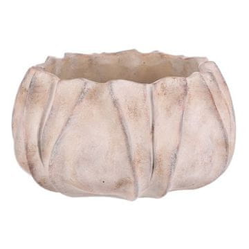 Autronic Pakiranje cvijeća Concrete cover - flower shape, size L, beige-gray (BMO3600-L)