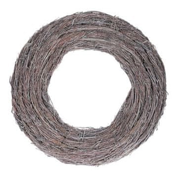 Autronic Vijenac Wicker wreath - diameter 50 cm, gray color (OC4041-50)
