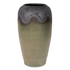 Autronic Keramička vaza Ceramic vase - 65 cm, rounded, green-gray (VZ7195)