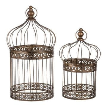 Autronic Ukras Metal cage - hanging, copper color, price for a set of 2 pieces (UM0857 COP)