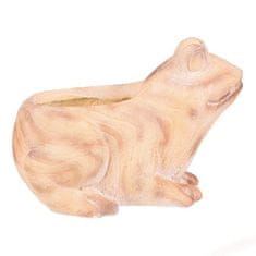 Autronic Pakiranje cvijeća Frog - flower box, magnesium, wood imitation (SM505)