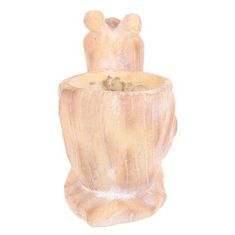 Autronic Pakiranje cvijeća Snail - flower container, magnesium, wood imitation (SM504)