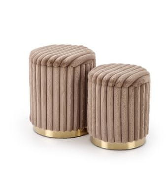 Halmar Set stolica FIDO stool set, cappuccino gold (1p=1set)