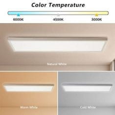 Immax Stropna svjetiljka NEO LITE FRAME 07276L Smart 120x30cm, CCT, WiFi, Tuya, BEACON, IP44, 50W, white