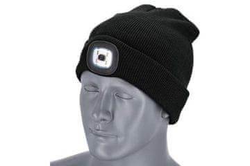STALCO Šešir s naglavnom lampom Winter hat 2RAYS with LED light black 54-60 S091491038