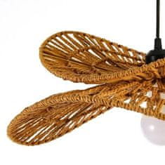Immax Viseća lampa (08266L) BOHO MARIPOSA D80cm, E27, natural jute