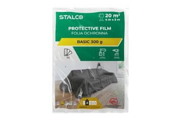 STALCO Zaštitna folija S-47630, 4 x 5 m, LDPE 300 g, standardni