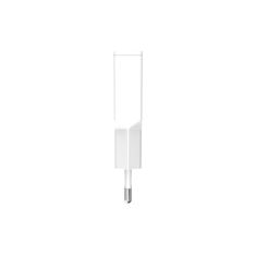 Ksix GaN ultratanki 20W zidni punjač, PD + PPS, USB-C + USB-A, bijeli