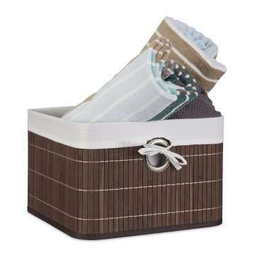 Northix Sklopiva košara za pohranu od bambusa – elegantna i praktična