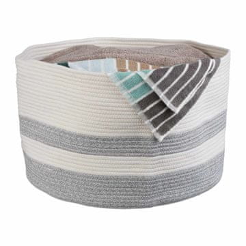 Northix Sklopiva košara za pohranu od pamuka – elegantno boho rješenje za vaš dom