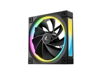DEEPCOOL Ventilator kućišta FL12R, 120 mm, s obrnutim lopaticama, ARGB PWM, crni (R-FL12R-BKAPN1-G)
