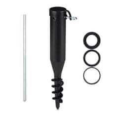 Northix Prirubnica za suncobran s rotirajućom šipkom, redukcijski adapteri, plastična