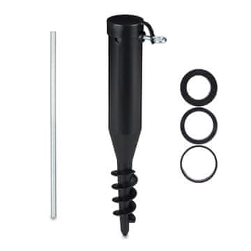 Northix Prirubnica za suncobran s rotirajućom šipkom, redukcijski adapteri, plastična