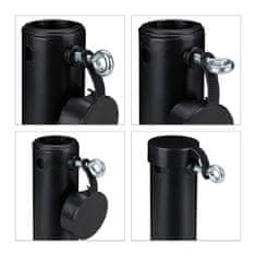 Northix Prirubnica za suncobran s rotirajućom šipkom, redukcijski adapteri, plastična