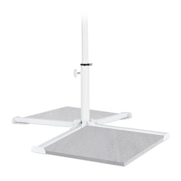 Northix Suncobran za tanjure bijeli, sklopivi dizajn, čvrsta metalna konstrukcija