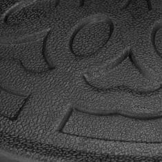 Northix Crni stalak za suncobran vintage dizajn, 2 adaptera, teška baza