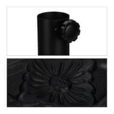 Northix Polica za utege s 4 razine, čelična konstrukcija s praškastim premazom, podesive police