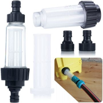 Rosfix Zamjenski Dio Za Visokotlačni Perač Kärcher K2–K7 Filter Vode – Univerzalan, Priključak 3/4, 80 (0,25 MM), 12 BAR, 60°C