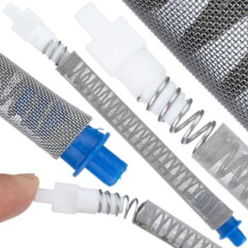 Rosfix FTX 50 Mesh Prstasti Filter – Zamjenski Dio Za Airless Uređaj Za Prskanje Boje Graco Contractor, FTX, XTR | Duljina 110 MM, Promjer 9 MM, Metal I Plastika