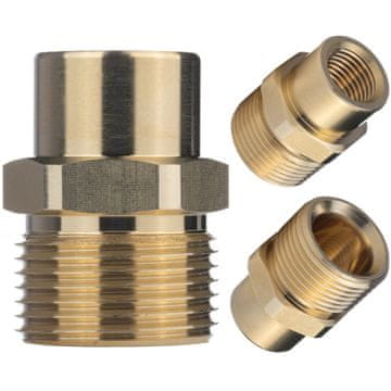 Rosfix Adapter M22 Na 1/4" – Zamjenski Dio Za Visokotlačni Perač Kranzle | Mesing, M22X1,5, 14 MM, Unutarnji 1/4"