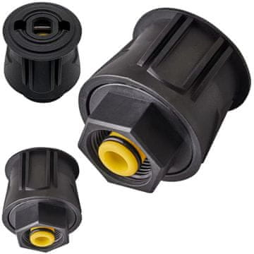 Rosfix Adapter Za Produženje Cijevi I Dodataka – Mlaznica Click QC Kärcher | Zamjenski Dio Za Visokotlačni Perač Kärcher K2–K7, M22X1,5, 160 BAR, 60°C
