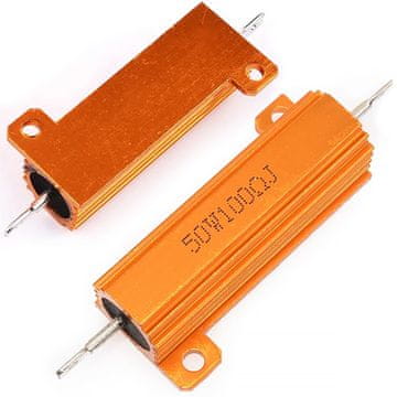 Rosfix Žični Otpornik S Hladnjakom 50W 4Ω Canbus – Visoka Kvaliteta, Aluminijsko Kućište, Preciznost ±5%, Dimenzije 50X16X15,5 MM