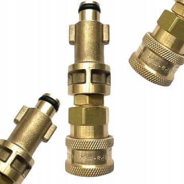 Rosfix Adapter Bosch Stari Tip – Zamjenski Dio Za Visokotlačni Perač Bosch | Bajonet 12 MM, Brzi Priključak 1/4", 160 BAR, 10 l/Min, 60°C