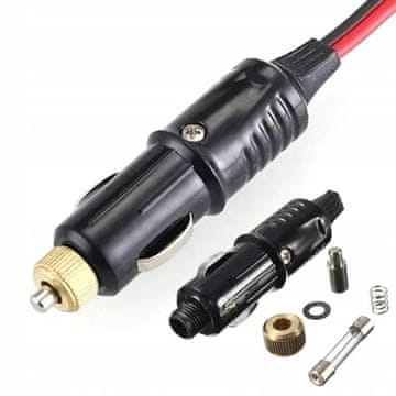 Rosfix Utič Za Upaljač 12/24V 20A – Auto Utič S Osiguračem, 75X20 MM, 23 g, Izdržljiv Materijal