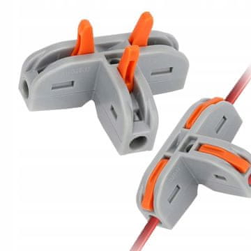 Rosfix T11 Brzi Električni Spoj – 3-Pinska Razdjelnica | 400 V, 32 A, 0,08–4,0 MM², 39×26×15 MM