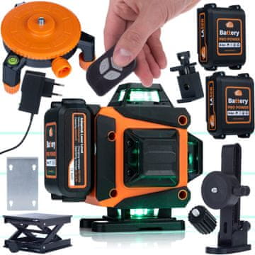 Rosfix Animal PRO Hawk Raph 16L Križni Laser – 16 Linija, Samoniveliranje | Ip54 USB-C 2×3600Mah ±2MM/10M