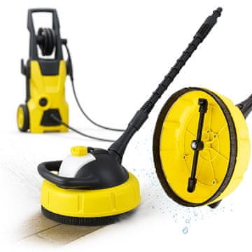 Rosfix Powerbrush Turbo 28CM – Četka T-Racer Za Visokotlačni Perač | Promjer 28 CM, Do 140 BAR, Kompatibilna Sa Kärcher K1–K7