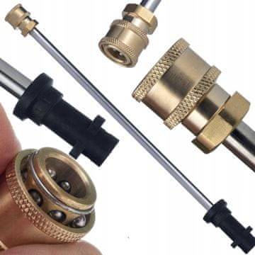 Rosfix Mlaznica Ravna JetLine 58 CM – Zamjenski Dio Za Visokotlačni Perač Kärcher K2–K7 | Mesingani Brzi Spoj, Navoj 1/4"