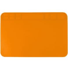 Rosfix 200X300MM Silikonska Servisna Podloga Za Lemljenje – Otpornost Do 500°C, ESD | Silikon 1 MM, 10 Pretinaca, Protuklizno