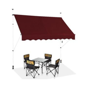 Northix Uvlačna tenda 200 cm otporna na UV zračenje s podesivom visinom