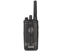 Motorola XT420 walkie talkie, 1-KOMPLET, PMR446, 16 kanala / 219 privatnih kodova, domet 9 km, + pribor, crni