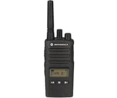 Motorola XT460 walkie-talkie, 1-KOMPLET, PMR446, 16 kanala / 219 privatnih kodova, domet 9 km, +pribor, crni