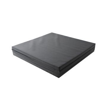 Aga Sklopiva strunjača 180x60x3 cm Crna