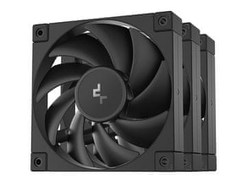DEEPCOOL FD12 ventilator za kućište, 3-u-1, 120 mm, PWM, crni (R-FD12-BKNPN3-G)