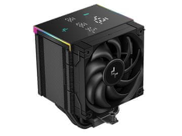 DEEPCOOL AK500 DIGITAL PRO CPU hladnjak, 120 mm, LCD, ARGB, crni (R-AK500-BKAPMN-G)