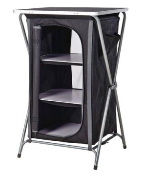 ProGarden Namještaj za kampiranje KO-X35000360 sklopivi ormarić 60 x 97 cm crni