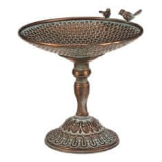Autronic Metalni stalak Metal stand - 29 cm, arrangement stand, with birds, copper (FUP548)