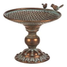 Autronic Metalni stalak Metal stand - 24 cm, arrangement stand, with birds, copper (FUP547)