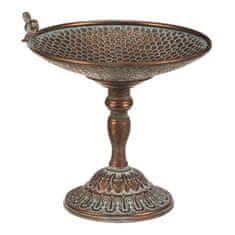 Autronic Metalni stalak Metal stand - 29 cm, arrangement stand, with birds, copper (FUP548)